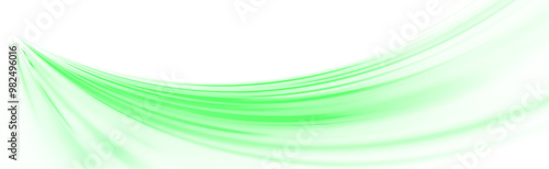 Green rays vector abstract background png. Light lines road png Futuristic green technology style. Abstract background with speed lines. Vector illustration. Futuristic.