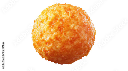 A fresh orange isolated on a white background