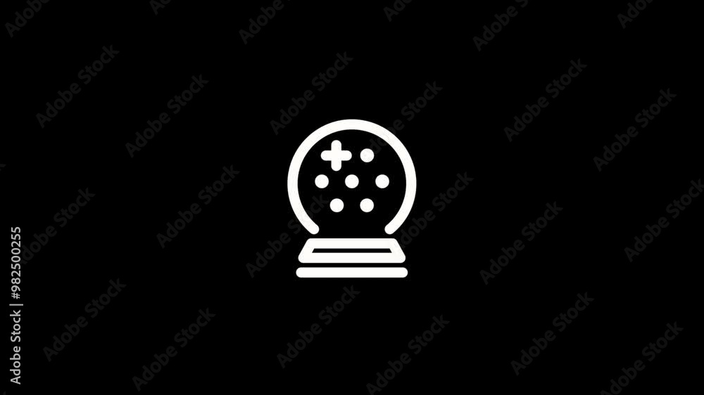 Merry Christmas and Happy New Year animation with white icon -Holiday Christmas greeting card. Merry Christmas and Happy New Year animation with white icon -Holiday Christmas greeting card.