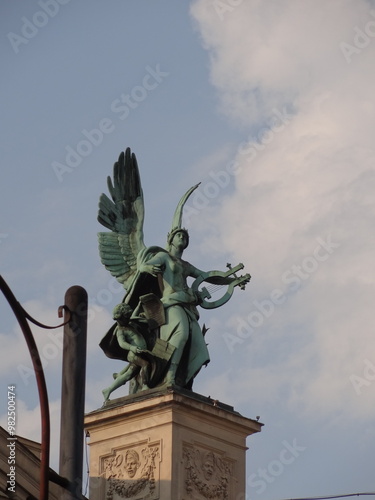 sculptures in the city
