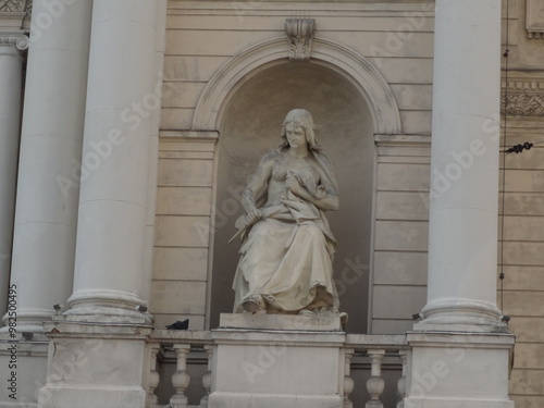 sculptures in the city

