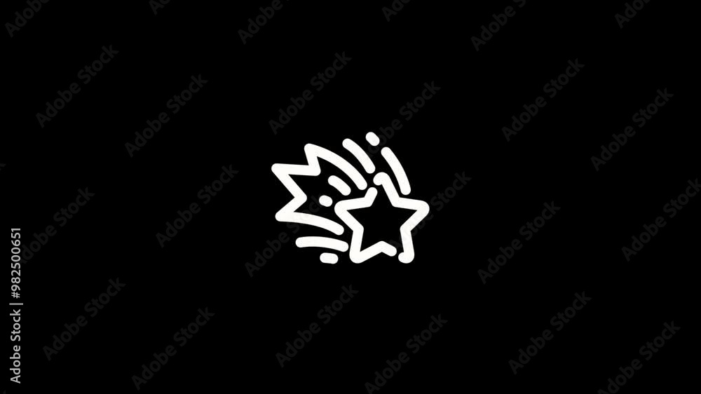 Merry Christmas and Happy New Year animation with white icon -Holiday Christmas greeting card. Merry Christmas and Happy New Year animation with white icon -Holiday Christmas greeting card.