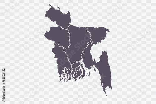 Bangladesh Map Smoke Color on White Background quality files Png