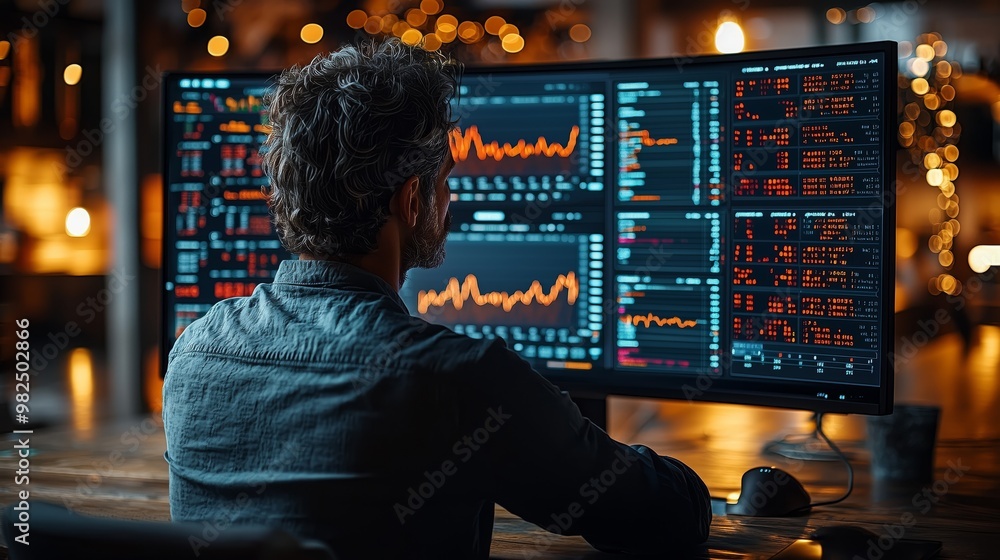 Data Analyst Working with Stock Market Charts Data Analyst Working with Stock Market Charts