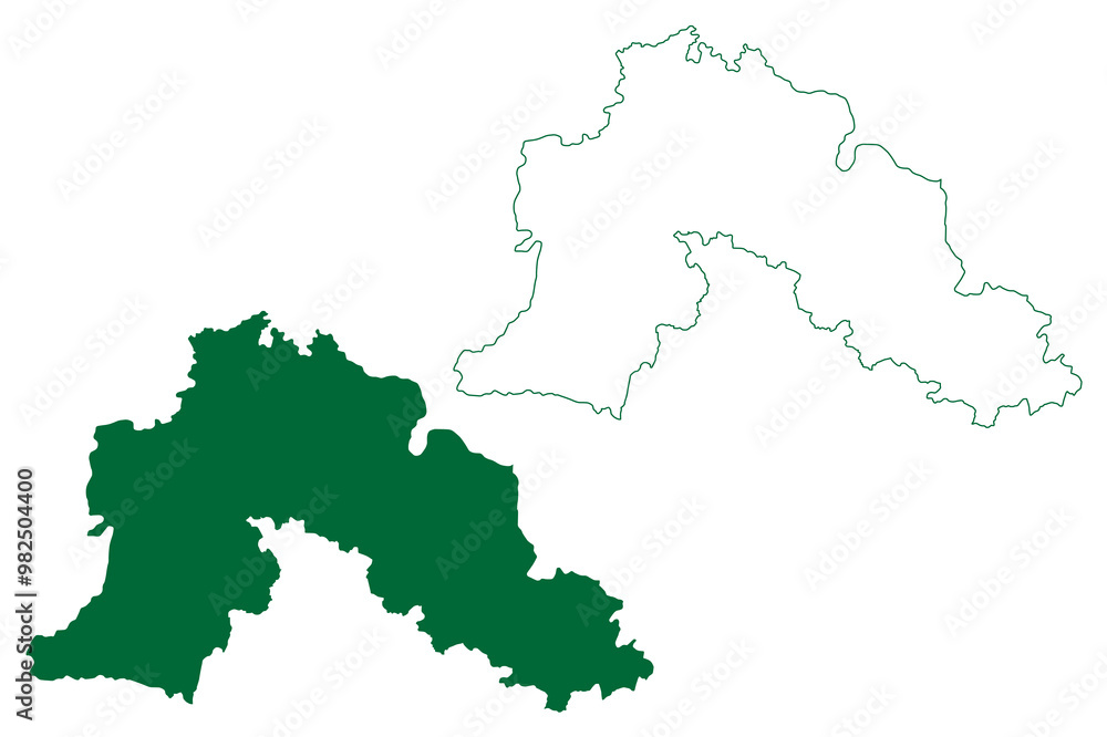 Krishnagiri district (Tamil Nadu State, Republic of India) map vector illustration, scribble sketch Krishnagiri map Krishnagiri district (Tamil Nadu State, Republic of India) map vector illustration, scribble sketch Krishnagiri map