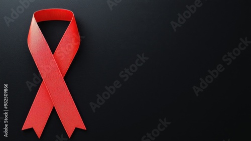 Red first-place ribbon, bold black background, dramatic lighting, 3D illustration