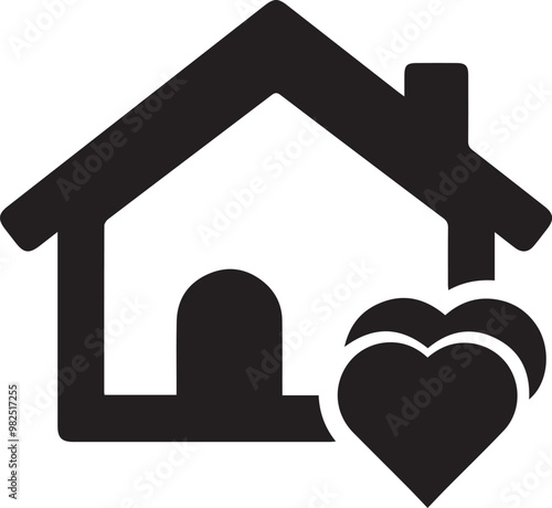 Love icon symbol vector image illustration
