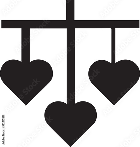 Love icon symbol vector image illustration
