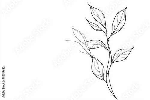 Growing sprout in one continuous line art. Plant leaves seed grow soil seedlings eco natural farm concept design. Only outline drawing today's modern illustration.