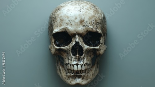 Wallpaper Mural A skull is shown in a close up Torontodigital.ca