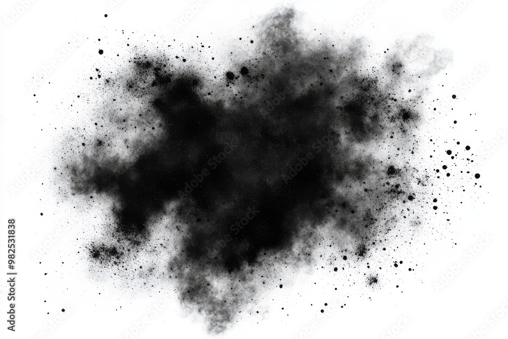 Obraz premium Dust particle and dust grain texture on white background. dirt overlay or screen effect for grunge and vintage images.