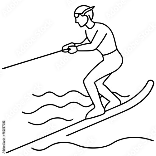 Water skiing