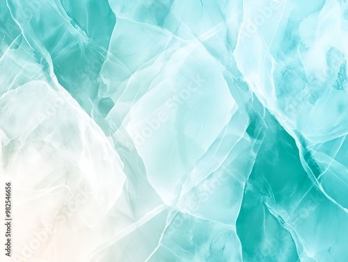 Wallpaper Mural Serene Pastel Gradient A Beautiful Blend of Ice Blue to Seafoam Green with a Textured Grainy Finish for Calm and Tranquility Torontodigital.ca