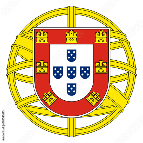 Portuguese Republic National Coat of Arms photo