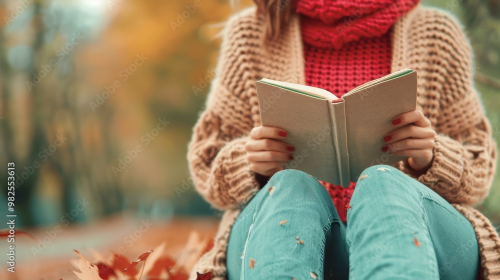 Fototapeta premium A person journaling in a notebook, reflecting on their feelings and prioritizing emotional well being.
