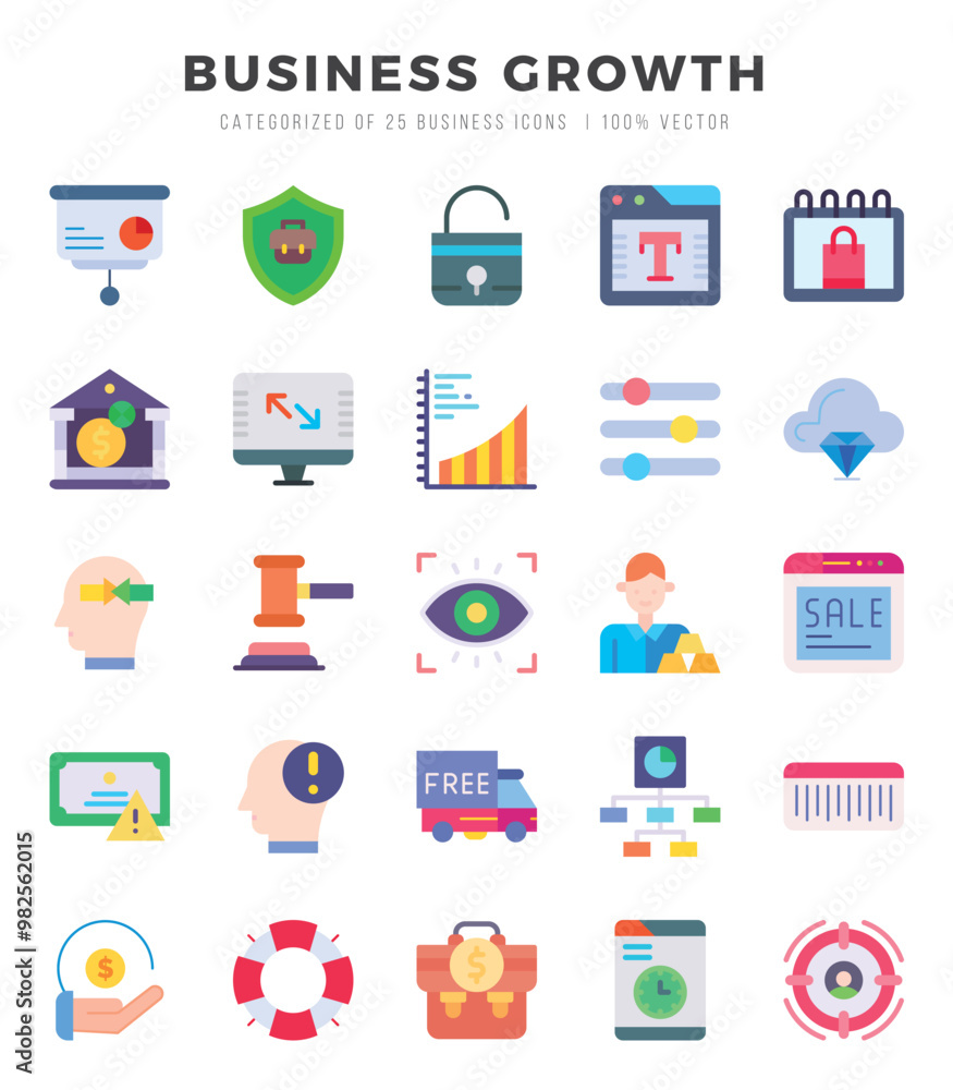 Business Growth Icon Bundle 25 Icons for Websites and Apps Business Growth Icon Bundle 25 Icons for Websites and Apps