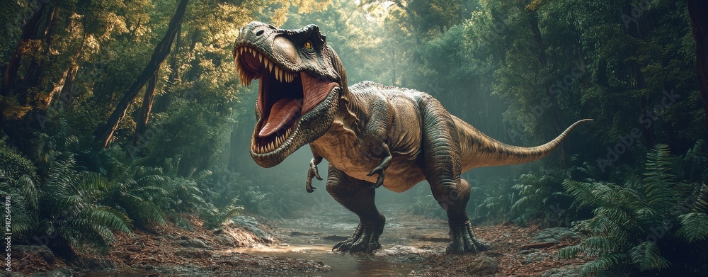 Fototapeta premium dinosaur jurassic animal prehistoric predator nature