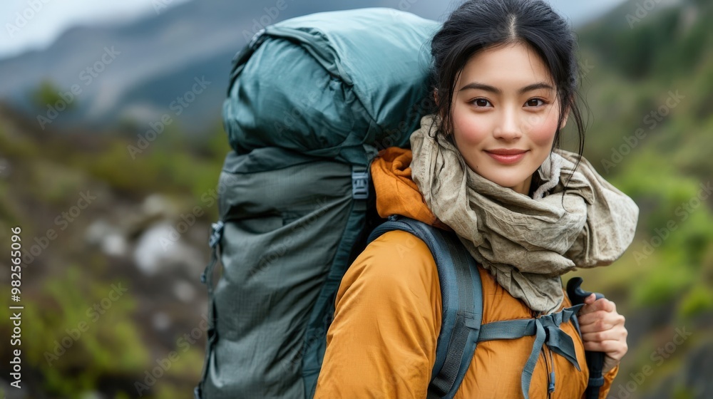 Adventurous Journey with a Female Backpacker Adventurous Journey with a Female Backpacker