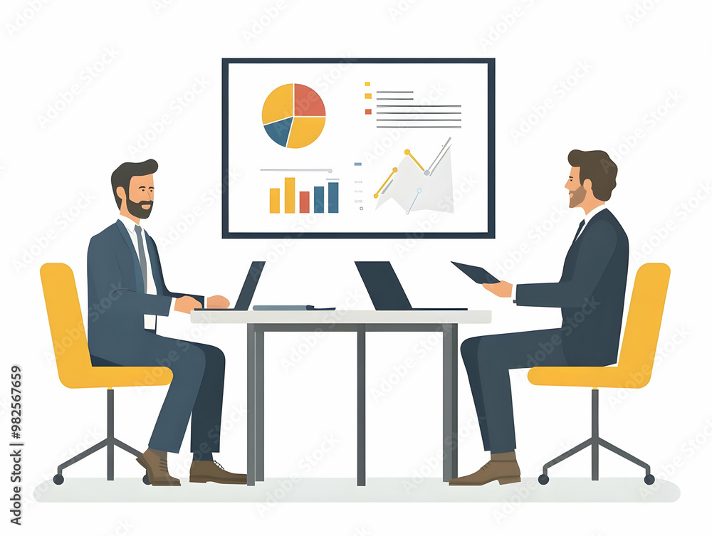 Flat Candid Business Leader Presenting Acquisition Plan in Boardroom Meeting - Strategic Vision and Leadership in Corporate Decision Making - Simple Vector Illustration for Financial Promotions Flat Candid Business Leader Presenting Acquisition Plan in Boardroom Meeting - Strategic Vision and Leadership in Corporate Decision Making - Simple Vector Illustration for Financial Promotions
