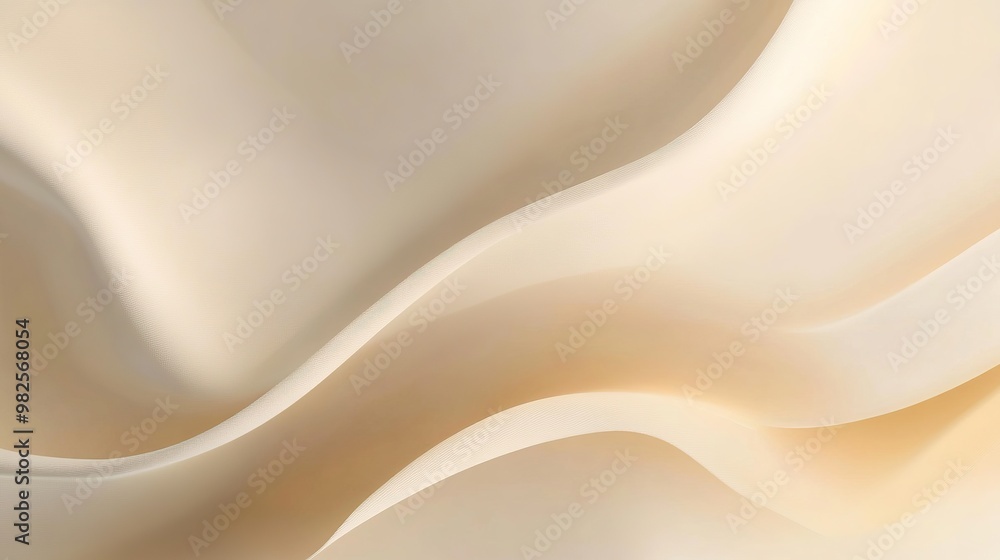 Obraz premium Blank banner template with a neutral gradient background