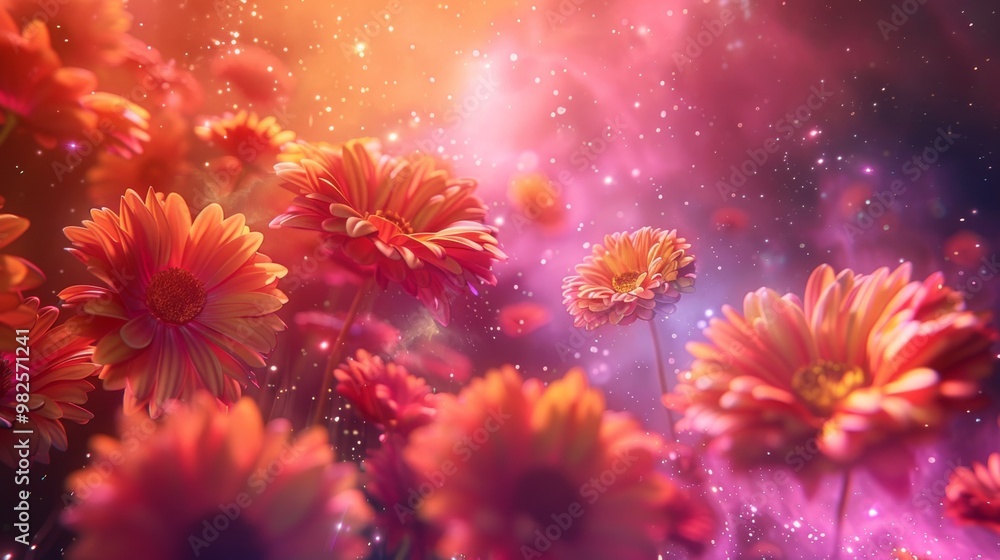 Minimalist Background of Traditional Bathukamma Festival: Indian Culture and Floral Art
