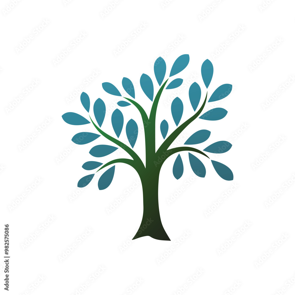 Nature's Tree vector art illustration Nature's Tree vector art illustration