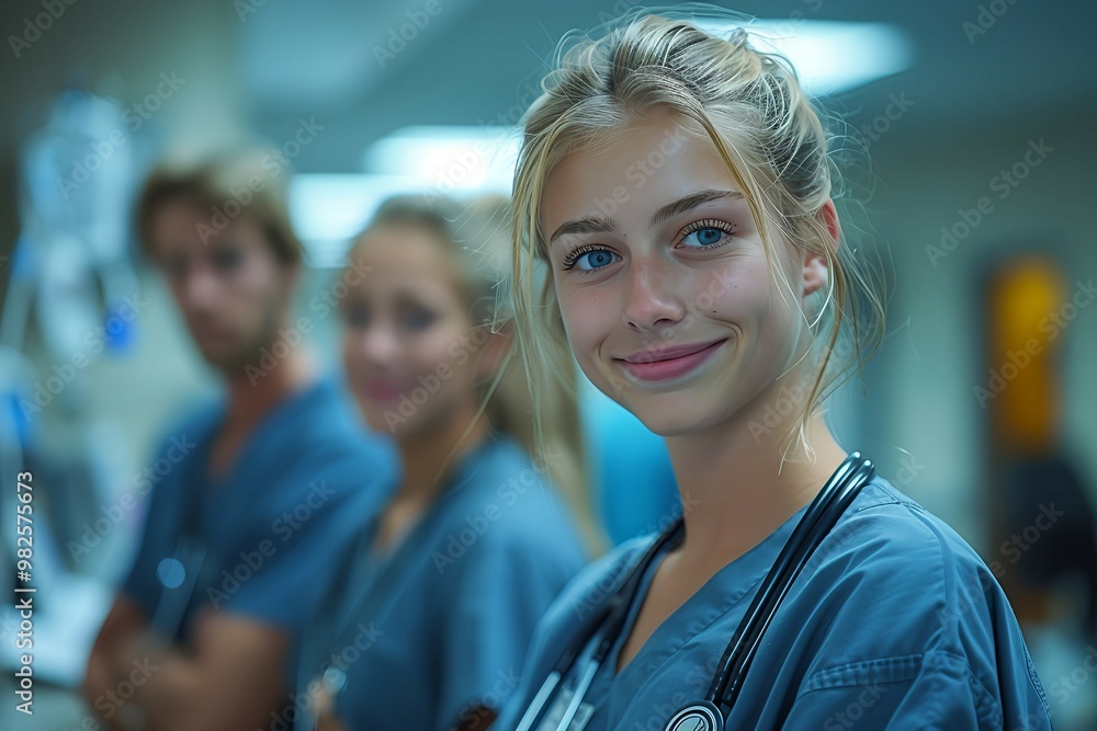 Medical teamr in a professional environment at the hospital Medical teamr in a professional environment at the hospital