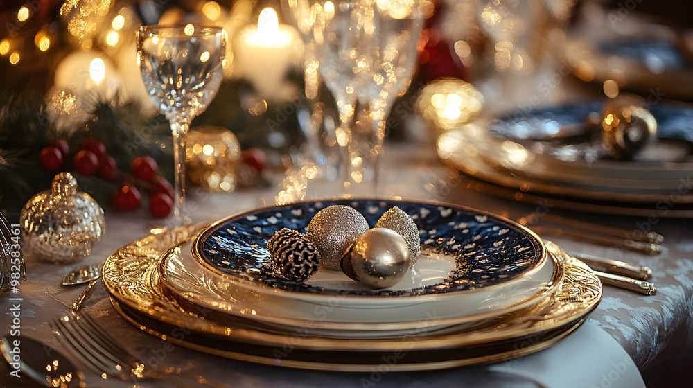A small table set for a celebration.
A small table set for a celebration.