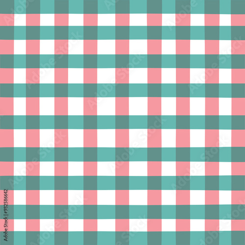 red and white tablecloth