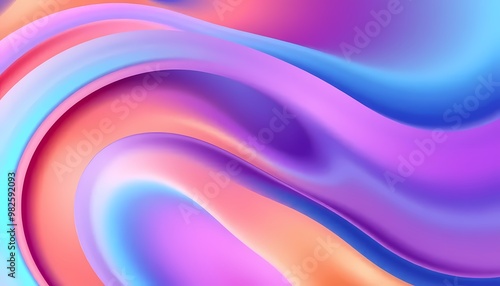 abstract liquid background with waves