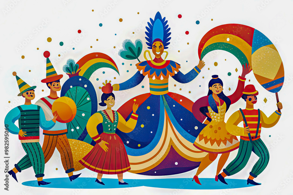 illustration of a carnival illustration of a carnival