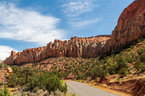 utah landscape at burr trail