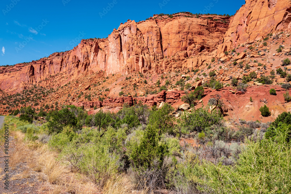 Fototapeta premium utah landscape at burr trail