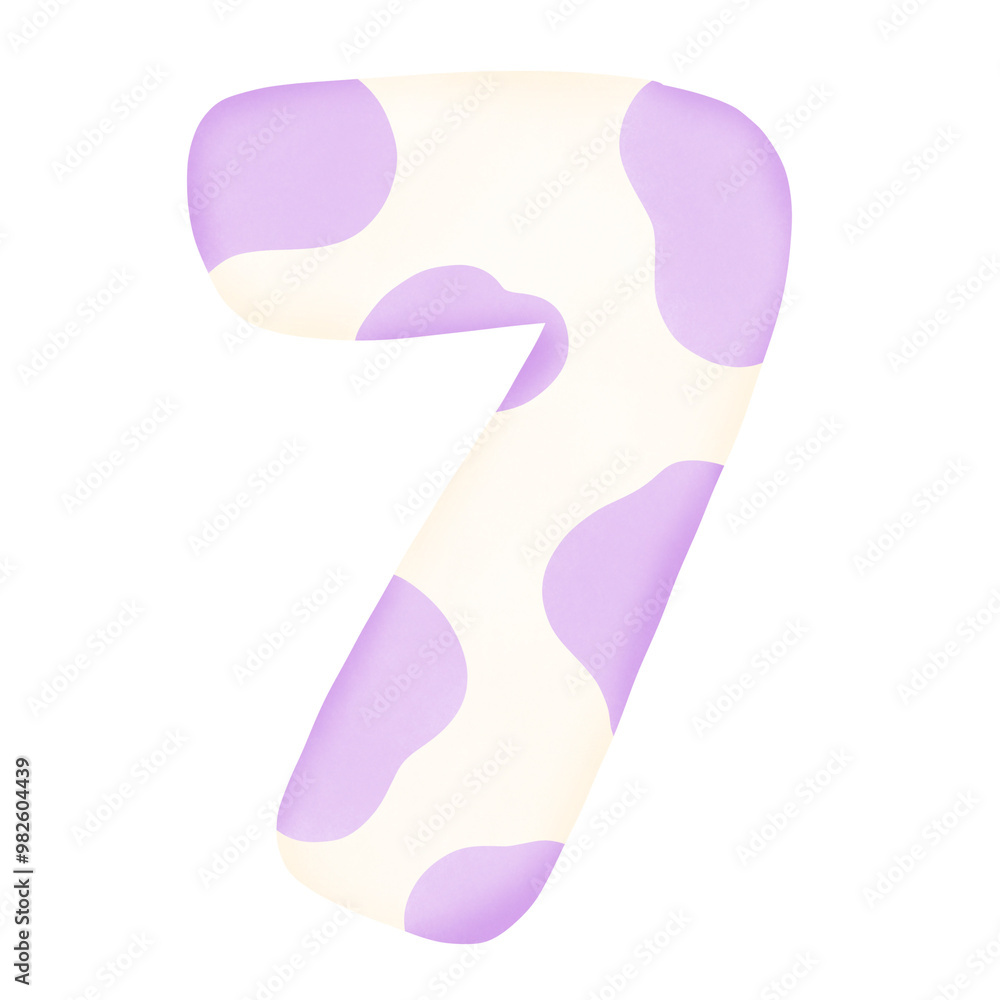 purple cow skin alphabet and number purple cow skin alphabet and number