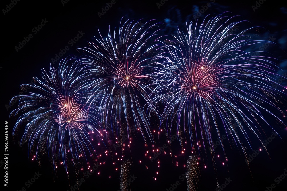 Dazzling Fireworks Display for Diwali Celebration Dazzling Fireworks Display for Diwali Celebration