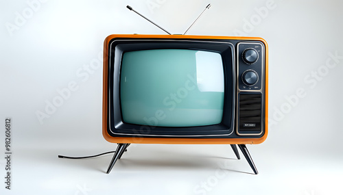 retro tv set photo