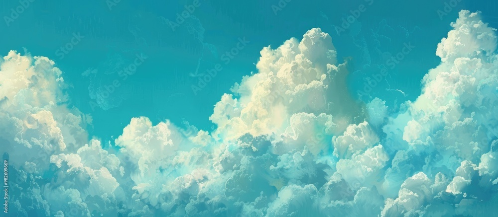 A Series Of Clouds Floats Across The Sky A Series Of Clouds Floats Across The Sky