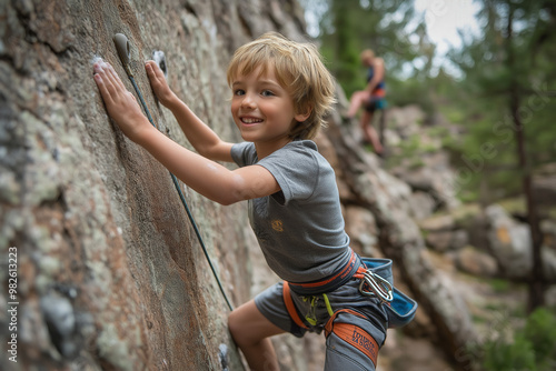 Family Rock Climbing