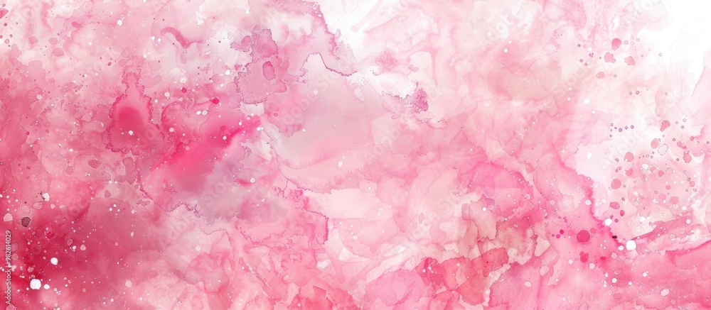 Pink Abstract Background In Watercolor Style Pink Abstract Background In Watercolor Style