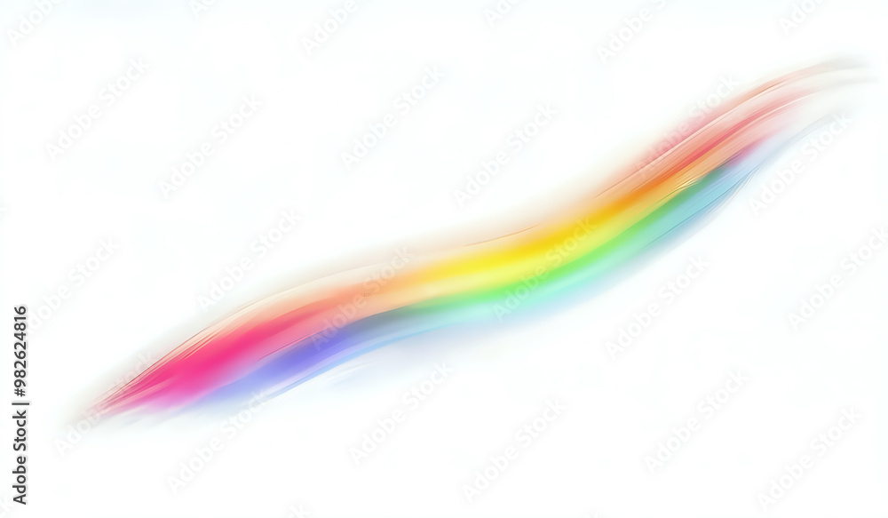 White background with abstract rainbow color White background with abstract rainbow color