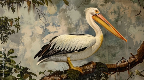 White Americam Pelican