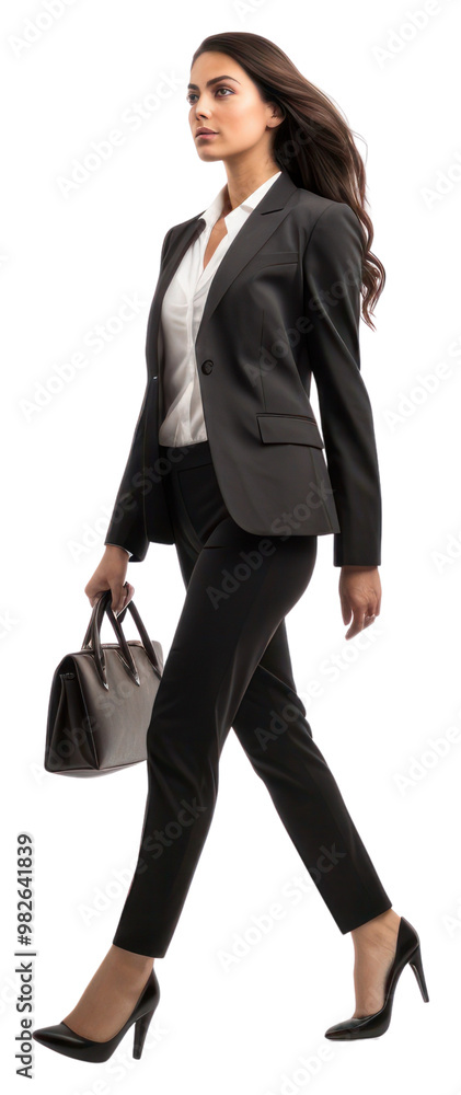 PNG A bussiness woman walking footwear blazer shoe. PNG A bussiness woman walking footwear blazer shoe.