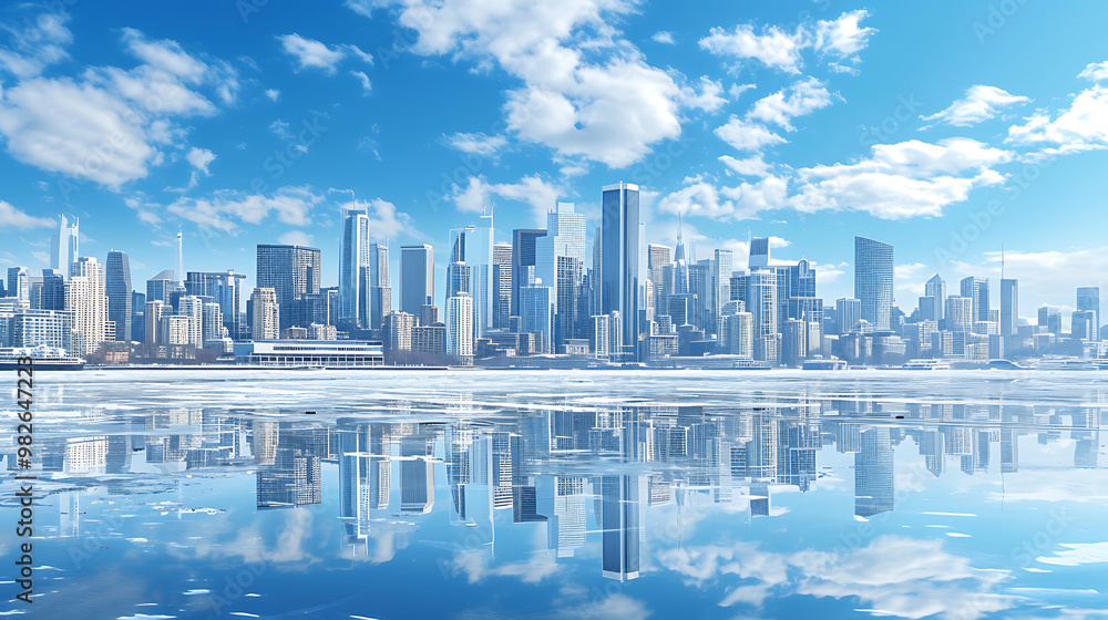 Fototapeta premium city skyline