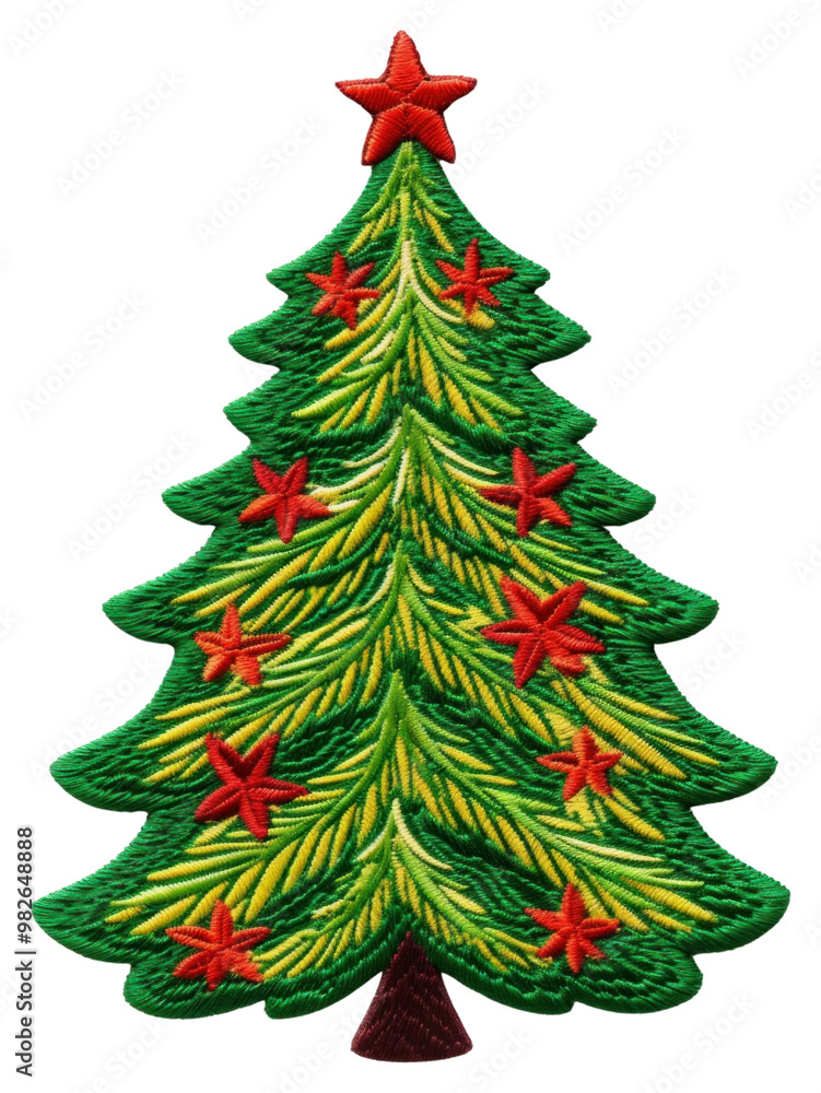 Fototapeta premium PNG Christmas tree ornament clothing pattern.