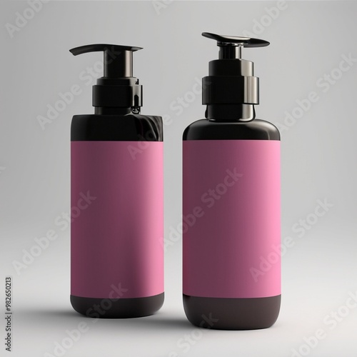 Package: Bottles for various types of cream or soap