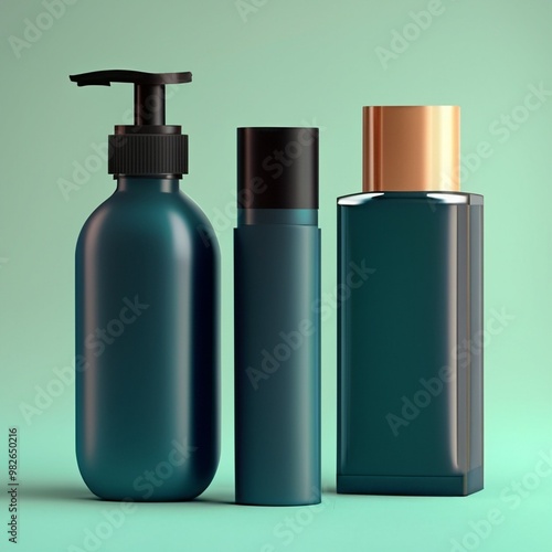 Package: Bottles for various types of cream or soap