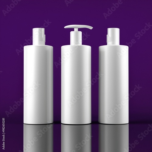 Package: Bottles for various types of cream or soap