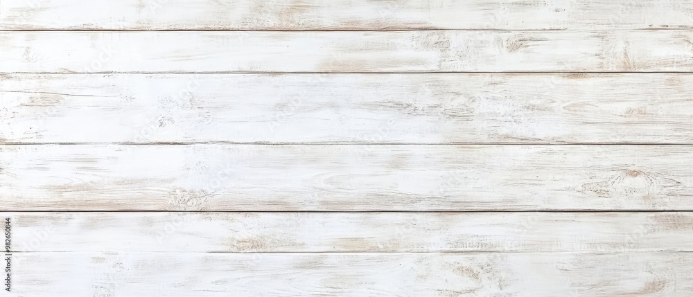 Fototapeta premium Whitewashed Wood Texture: Rustic Plank Background
