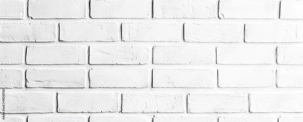 White Brick Wall Texture - Seamless Background White Brick Wall Texture - Seamless Background