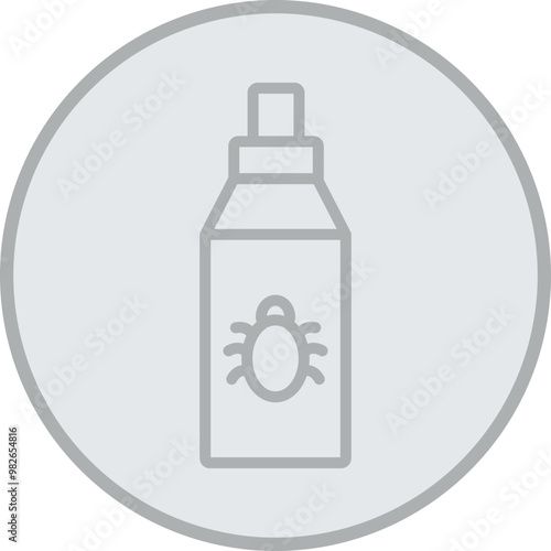 Bug Repellent Vector Icon Design